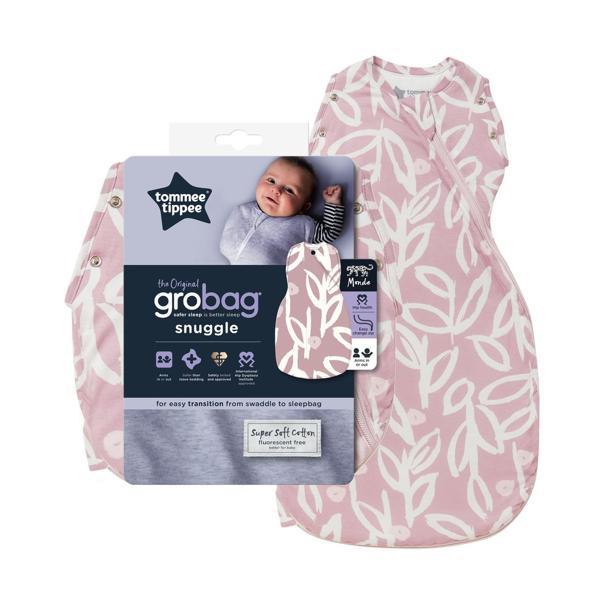 Tommee Tippee Grobag Snuggle Botanical 2.5 Tog Buy Online in