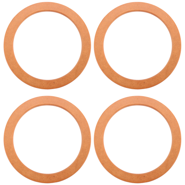 4PCS Wooden Round Shaped Handles Replacement for Handmade Bag