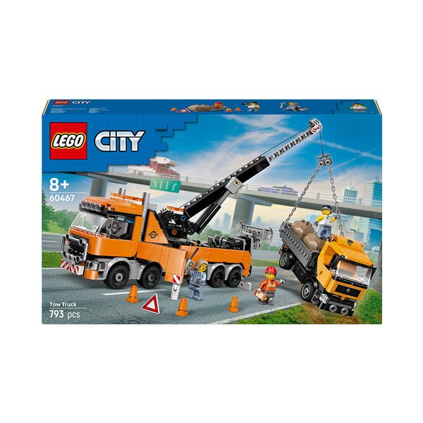 LEGO City Heavy-Duty Recovery Tow Truck with Crane 60467