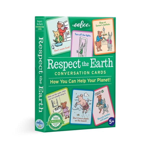 eeBoo - Respect The Earth Flash Cards - Environmental Education Learning