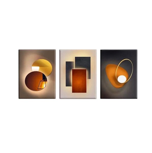 Framed Wall Canvas 03-3 Pieces Set -40 × 60 cm