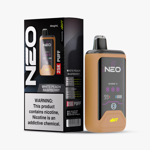 Nasty NEO 25K Puff 50mg Disposable White Peach Raspberry