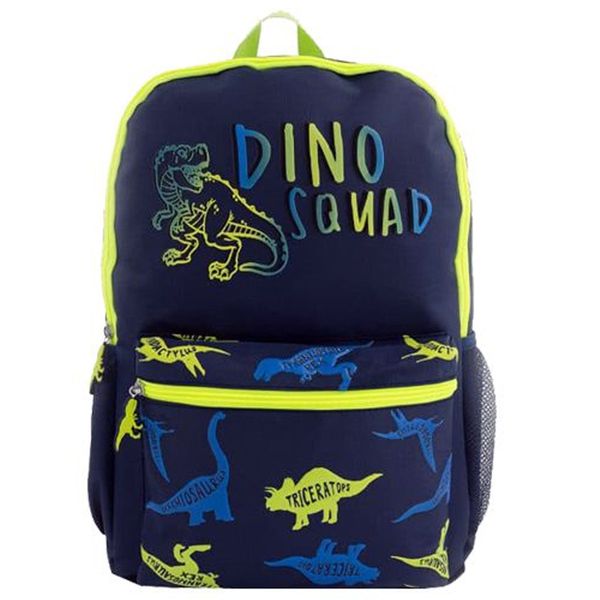 40cm Dinosaur Backpack - Dino Squad - For Kids - Boys - Girls - Blue