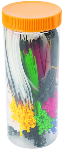 Hoteche 1000 Piece Nylon Assorted Cable Ties