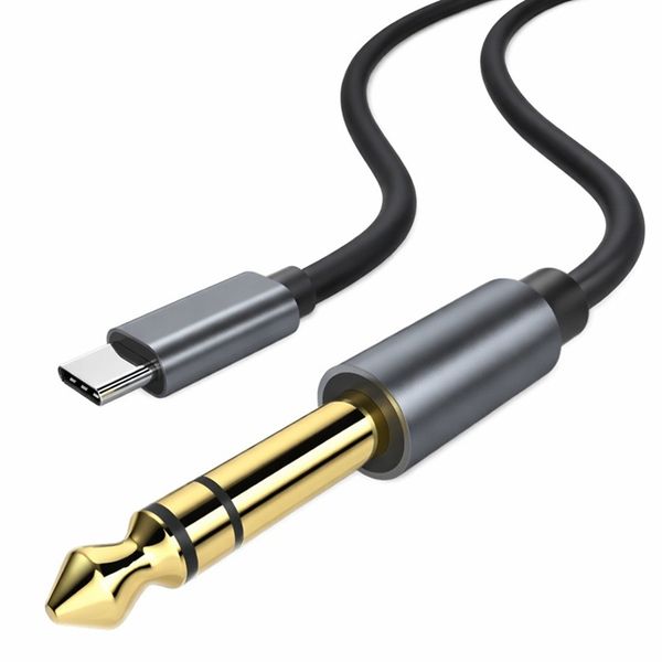 Type-C to (6.35mm) Stereo Audio Cable for Home Theater &amp; Audio Systems &amp;DVD