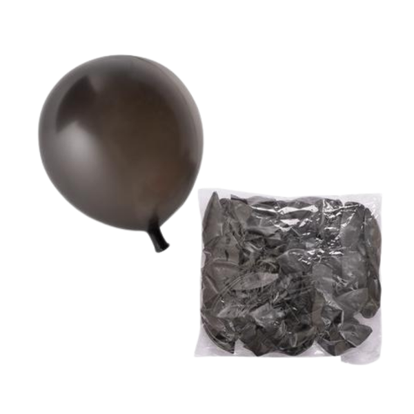 Balloons Helium Metallic Black F-01 - 50 Pieces