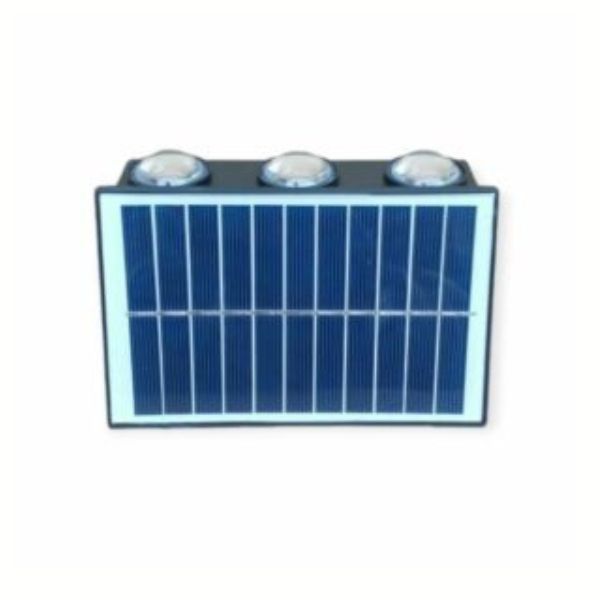 Triple Light Source Solar Powered Sensor Wall Light Warm White - FA-K03H
