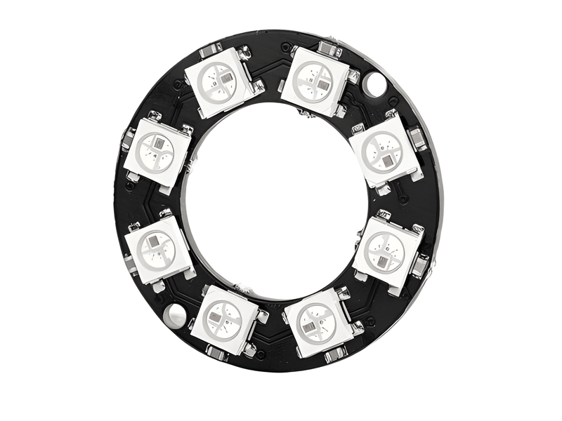 HKD WS2812 NeoPixel Ring 8-Bit RGB LED Module 32mm 4-7V Cascadable