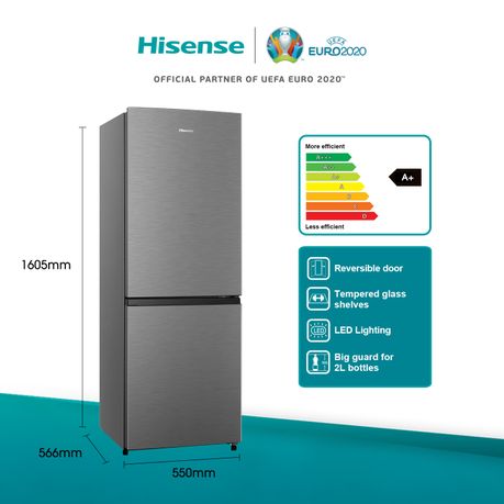 Hisense 223l Bottom Freezer Fridge Inox Buy Online In South Africa Takealot Com