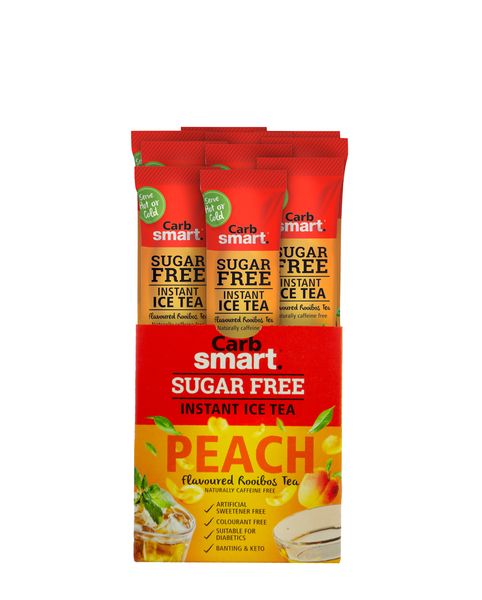 Carbsmart Sugar Free Peach Ice Tea Box - (10x17g)