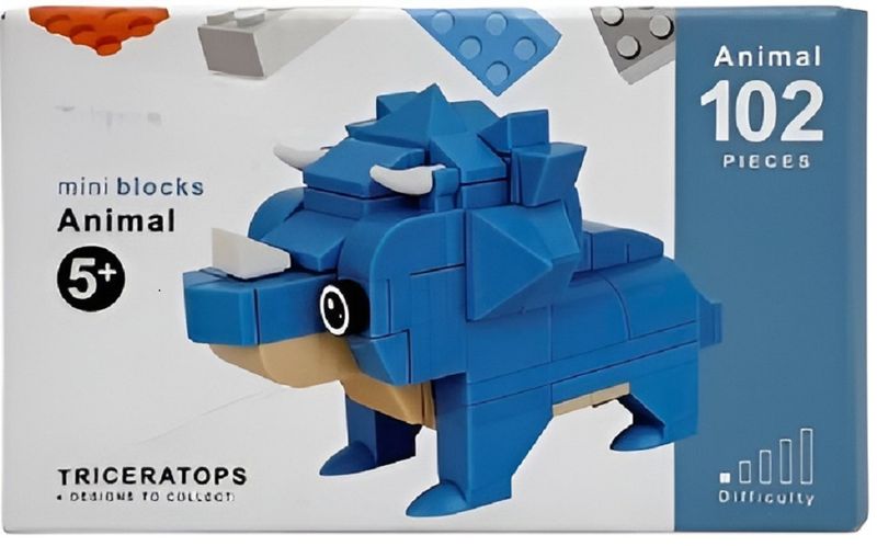 Building Mini Blocks Animal - 14.5 × 9 × 5 cm.