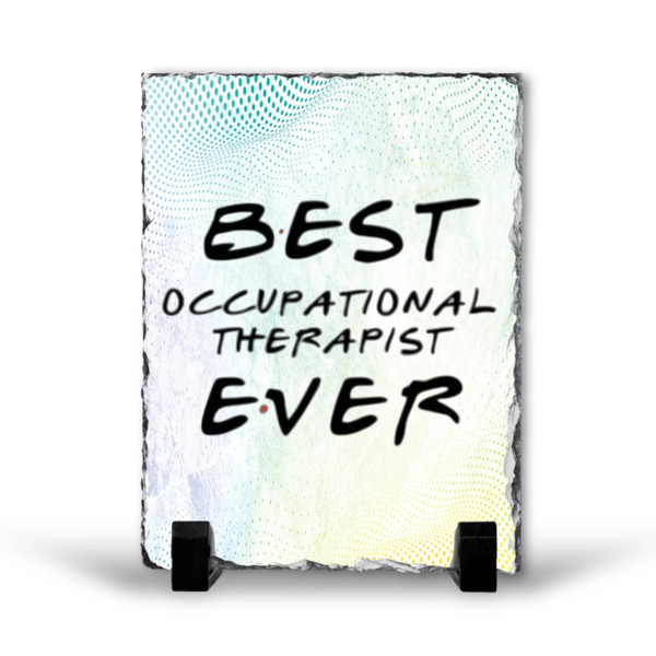 Best Occupational Therapist Ever Gift Rock Slate