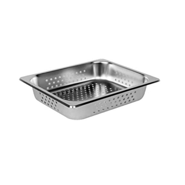 Insert Half Perforated Stainless Steel Food Grade 325x265mm