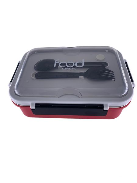 Stainless Steel Lunch Box With Cutlery