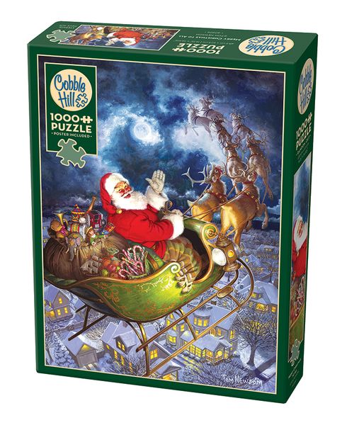 Cobble Hill Merry Christmas to All 1000 Piece Puzzle