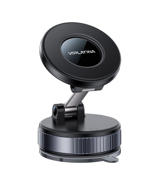 VH66 Magnetic Car Phone Holder, Vacuum Suction Cup Mount, 360 Rotation
