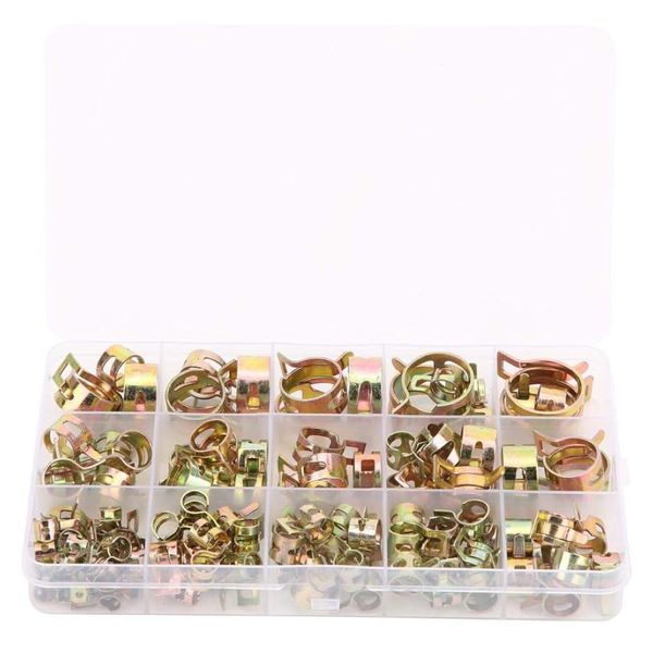 Tool 160 Piece Manganese Steel Multi Size Fuel Line Spring Band Pipe Clamp