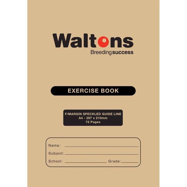 Speckled Guideline Soft Cover Exercise Book A4 72 Pg Feint &amp; Margin x 12