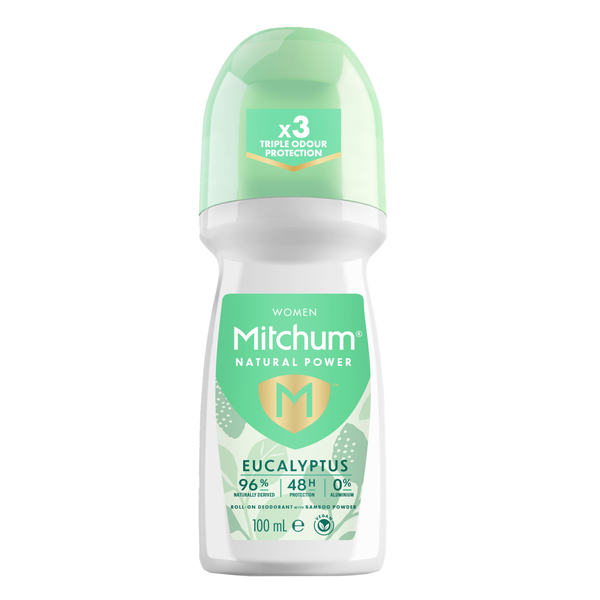 Mitchum Women Natural 100ml Roll on Lime &amp; Eucalyptus