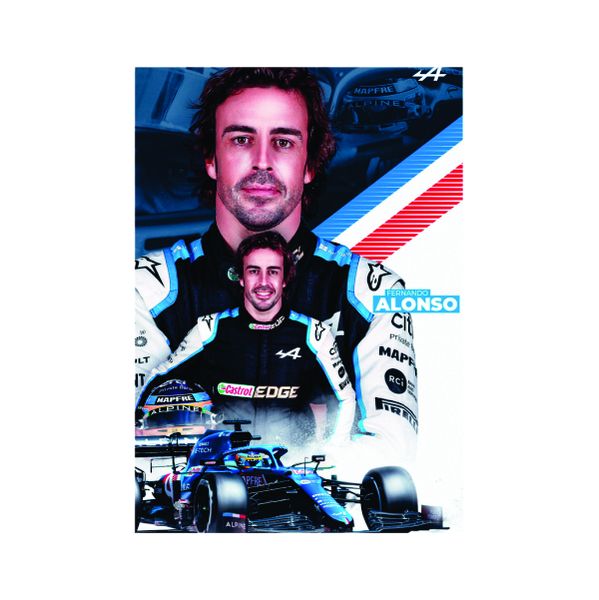 Fernando Alonso - A1 Poster