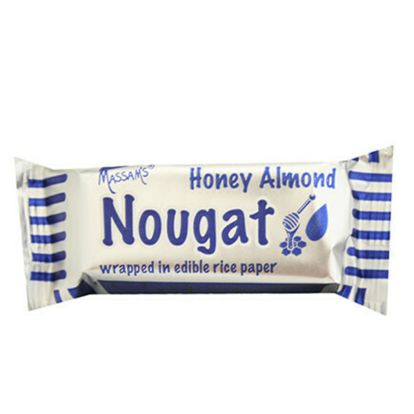 Massam's Honey Almond Nougat Bars 48 x 25g