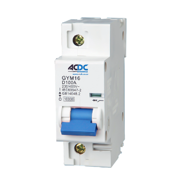 Din Circuit Breaker 1 Pole+N C-Curve 6KA 100A