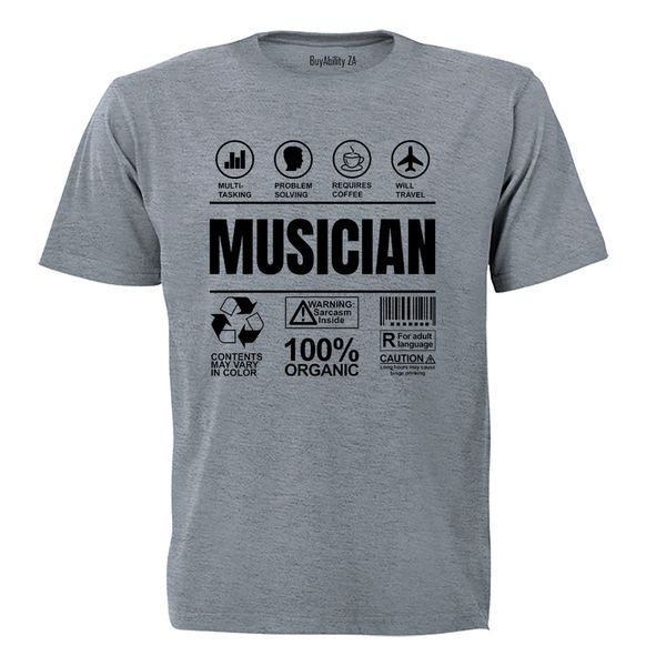 Musician Label - Adults - T-Shirt