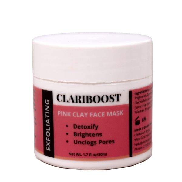Clariboost Brightening Pink Clay Mask-50mls