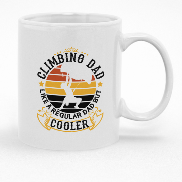 Ideal Gift for Climbing Dad Coffee Cup Mug - Birthday Christmas