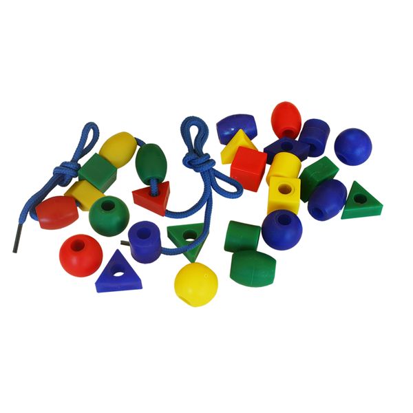 RGS Group Threading Beads + Laces (48 Pieces)