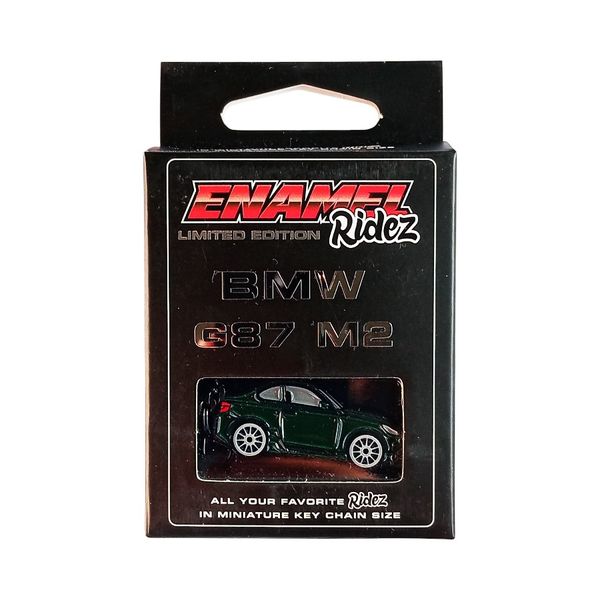 BMW G87 M2 Black - Die-Cast Enamel Keychain