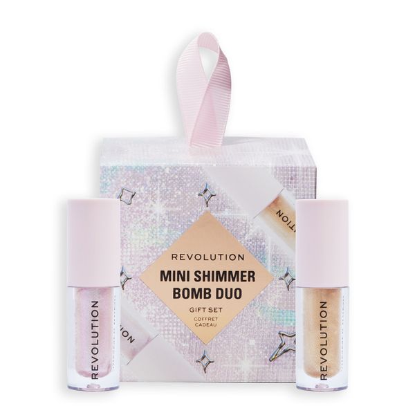 Revolution Beauty Mini Shimmer Bomb Lip Duo Gift Set