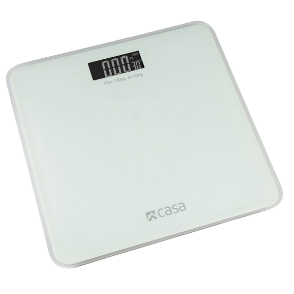 Casa Electronic Bathroom Sparkle Glass Scale ARGENTO CBSGS01A