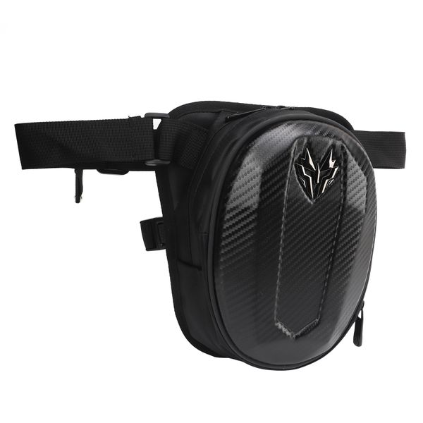 Motorcycle Hard Shell Leg Bag Adjustable Waist Belt