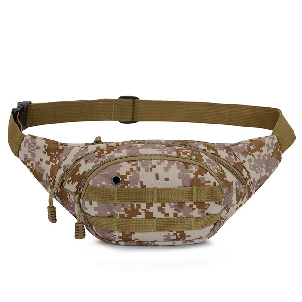Utility Tactical Unisex Waist Bag for Outdoor & Hiking Digital Desert