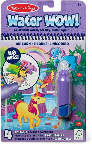 Melissa &amp; Doug On the Go Water Wow! Water-Reveal Pad - Unicorn