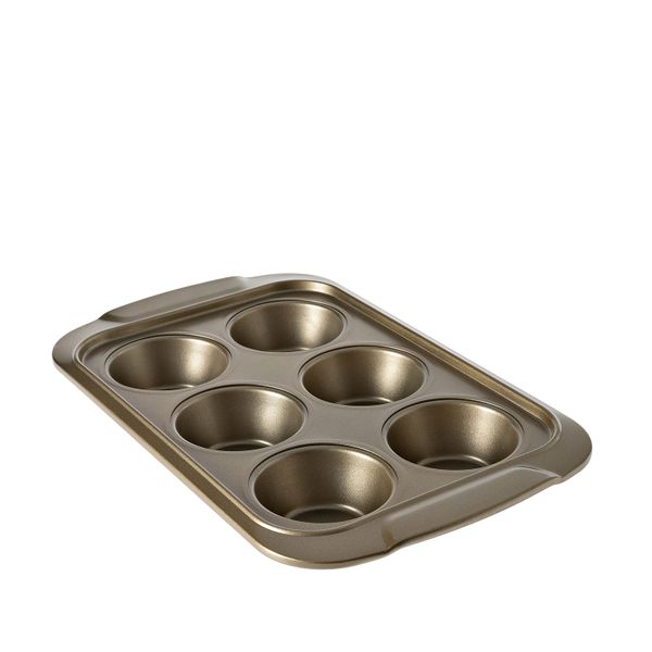 George &amp; Mason - Geneva 6 Cup Cupcake Baking Tin 31.3x19.5x3.8cm