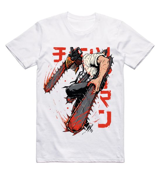Chainsaw Man: Striking Blade White T-Shirt