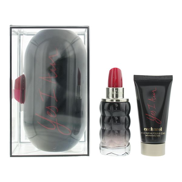 Cacharel Yes I Am 3 Piece EDP Gift Set For Her (Parallel Import)