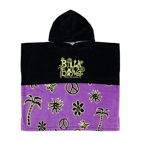 Billabong Pre-Boys Groms Shady Poncho - Black
