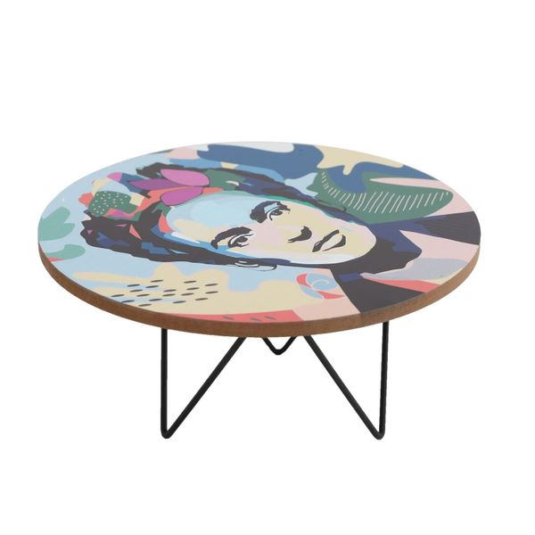 SoGood-Candy - Wooden Cake Stand - Abstract Frida Kahlo