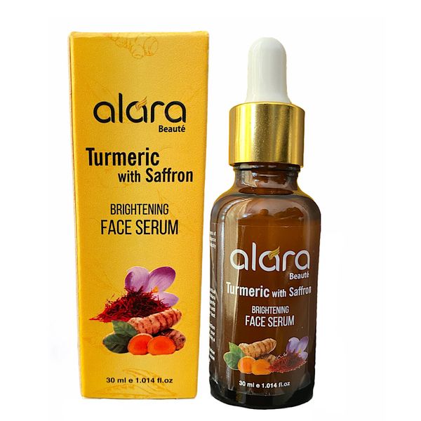Alara Beauté Brightening Face Serum - Turmeric with Saffron 30ml
