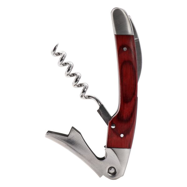 Bar Butler Wine Bottle Opener With Rosewood Finish (110X30X15Mm)