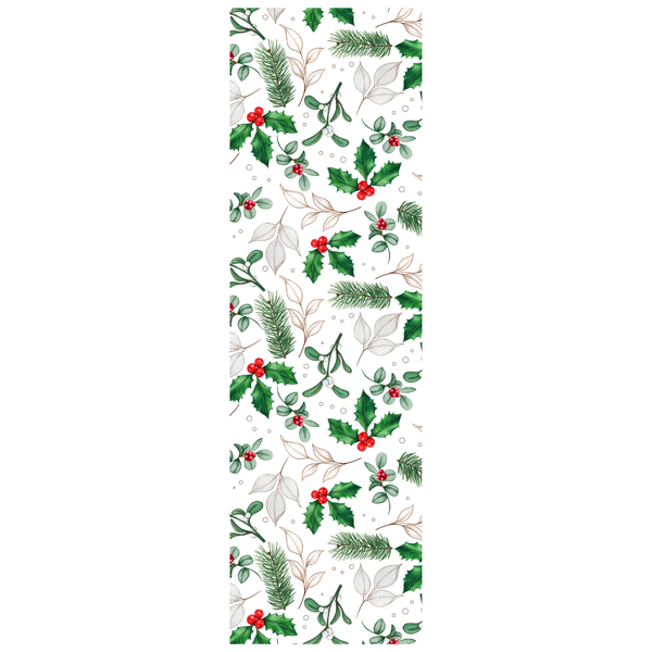 Elegant Winter Christmas PVC Runner