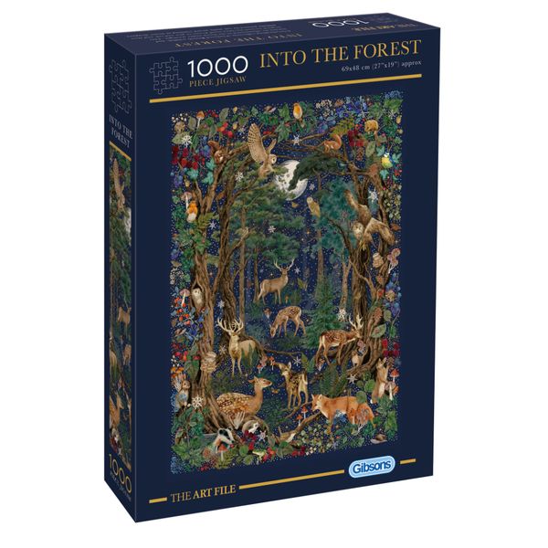 Gibsons The Art File: Into the Forest 1000 Piece Jigsaw Puzzle
