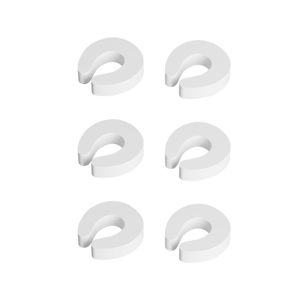 Door Pinch Guard and Door Slam Stopper 6pk. Use Safety Door Guard