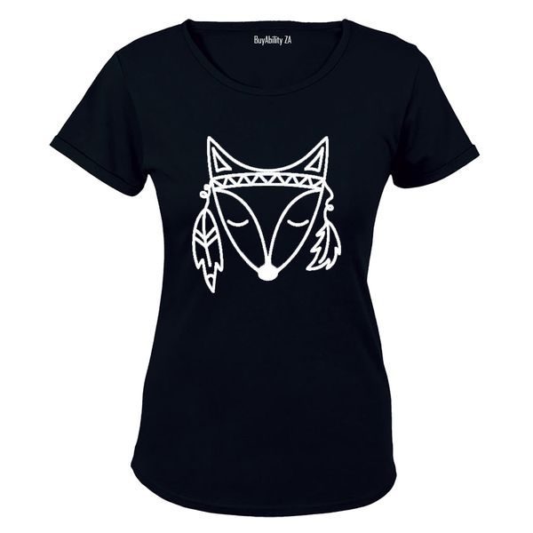 Fox Stencil - Ladies - T-Shirt