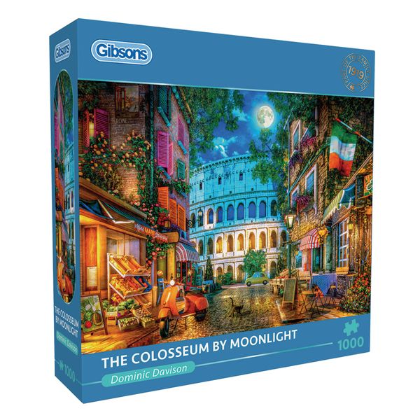 Gibsons The Colosseum by Moonlight 1000 Piece Jigsaw Puzzle