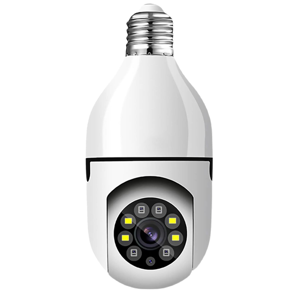 Light Bulb Camera-Full HD 1080 Wireless Smart WiFi Camera with Night Vision