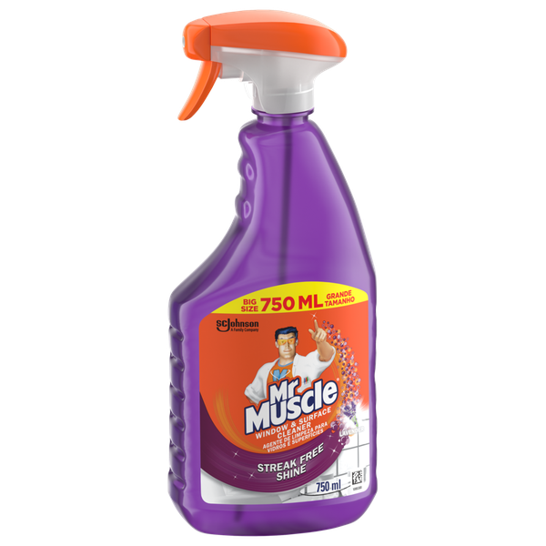 Mr Muscle Window &amp; Surface Cleaner Lavender Trigger - 750ml